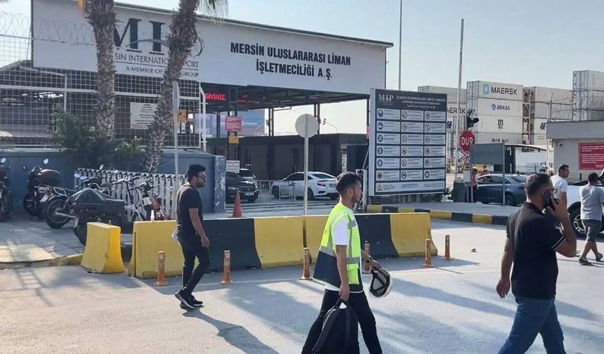 Mersin Limanı’nda kimyasal sızıntı iddiası